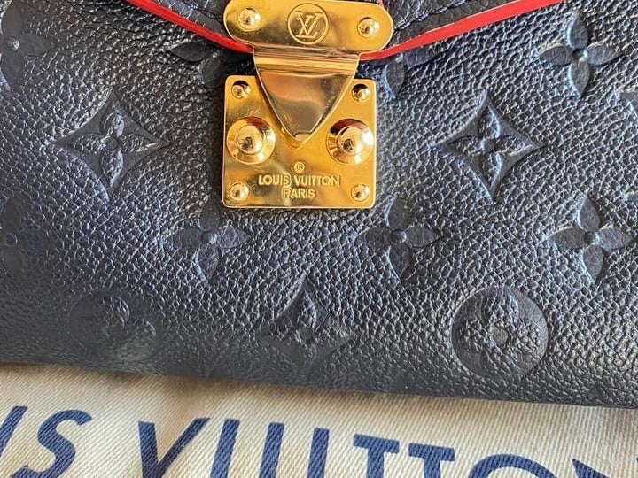 LOUIS VUITTON METIS Blu Marine Pelle Monogram Empreinte