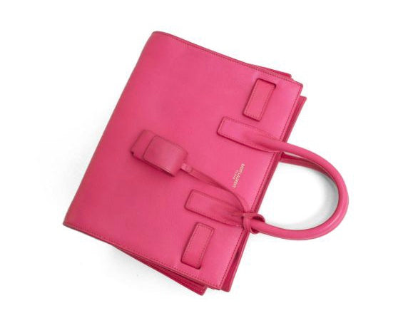 BORSA SAINT LAURENT SAC DE JOUR FLUO PINK