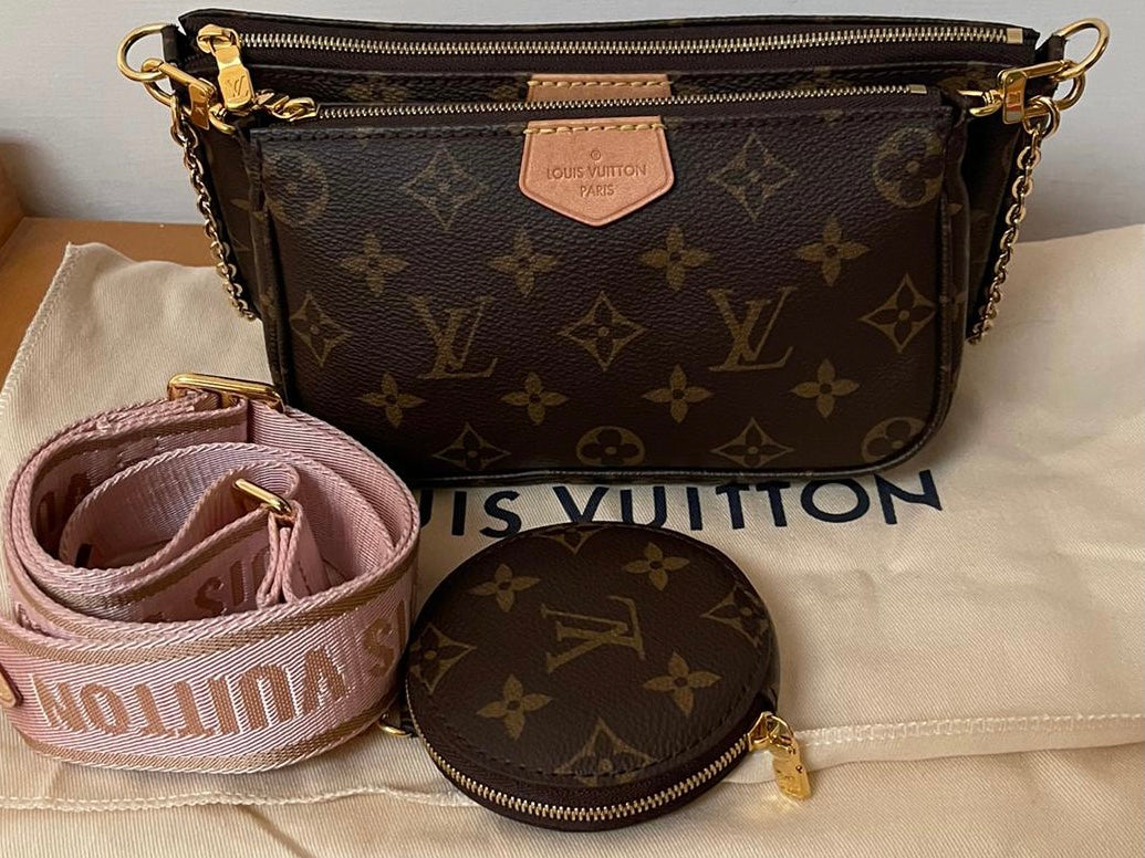 BORSA LOUIS VUITTON MULTI POCHETTE ROSA