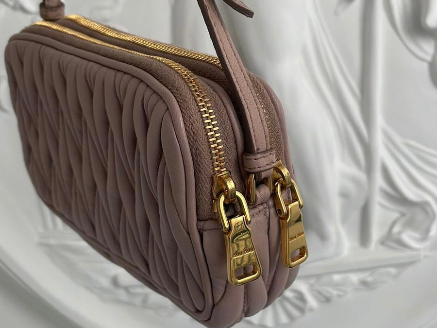 MIU MIU MINI BORSA IN NAPPA MATELASSÉ