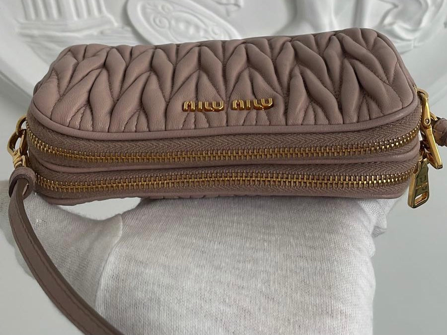 MIU MIU MINI BORSA IN NAPPA MATELASSÉ
