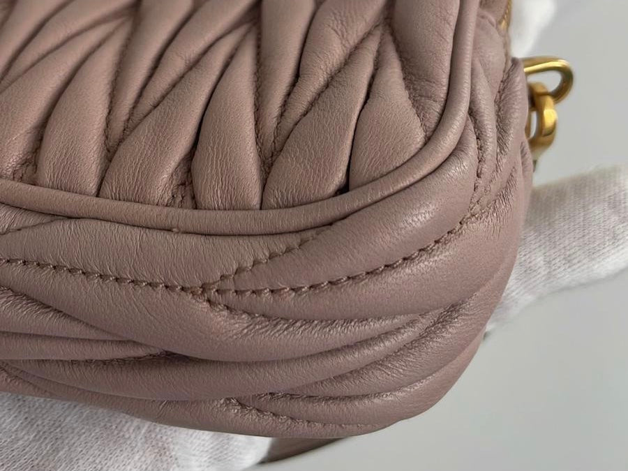 MIU MIU MINI BORSA IN NAPPA MATELASSÉ