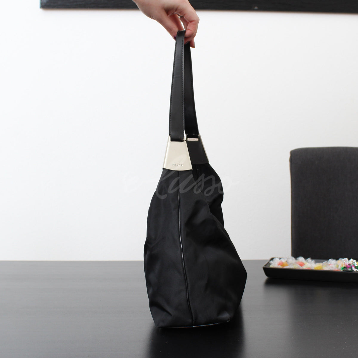 PRADA BORSA DA SPALLA TELA