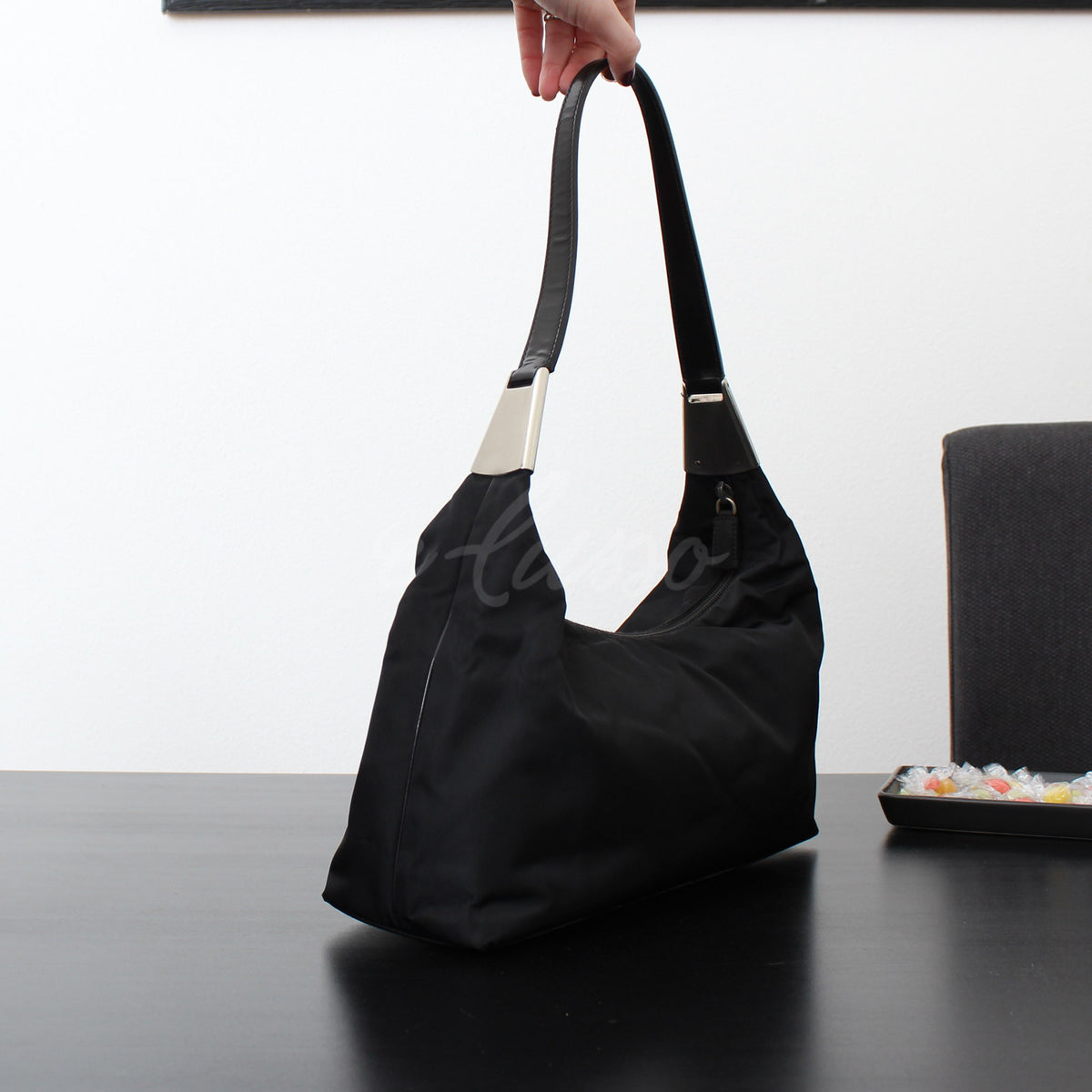 PRADA BORSA DA SPALLA TELA