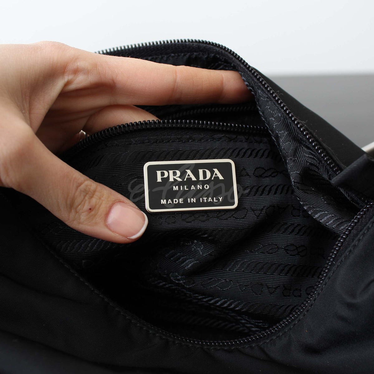 PRADA BORSA DA SPALLA TELA