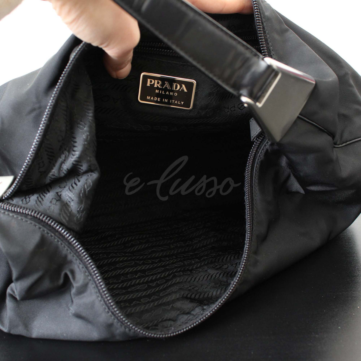 PRADA BORSA DA SPALLA TELA