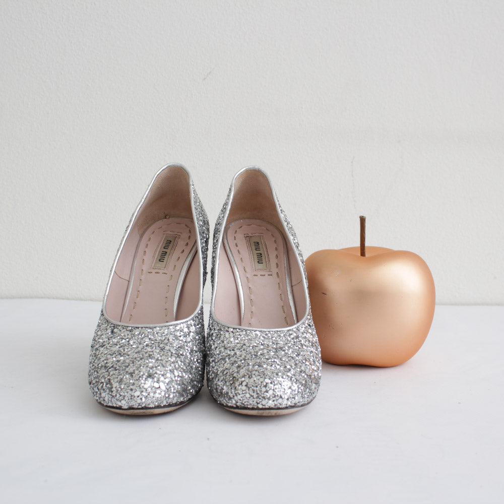 MIU MIU DECOLLETTE' PAILLETTES N.37