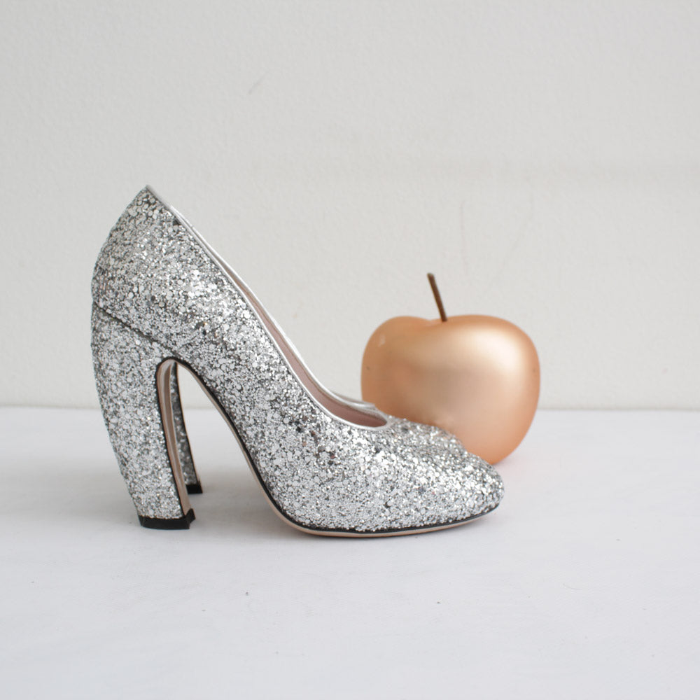 MIU MIU DECOLLETTE' PAILLETTES N.37
