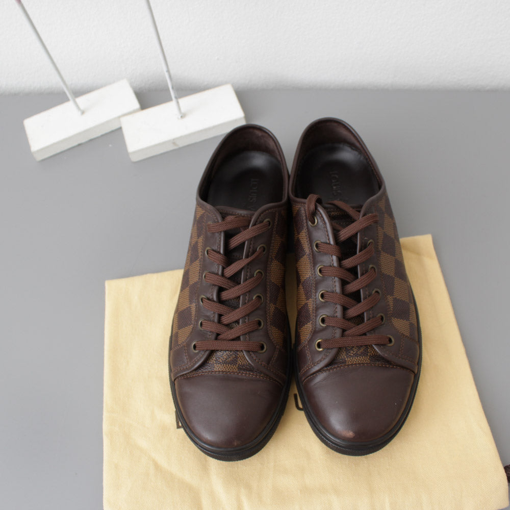 LOUIS VUITTON SNEAKERS DAMIER EBENE N.39 1/2