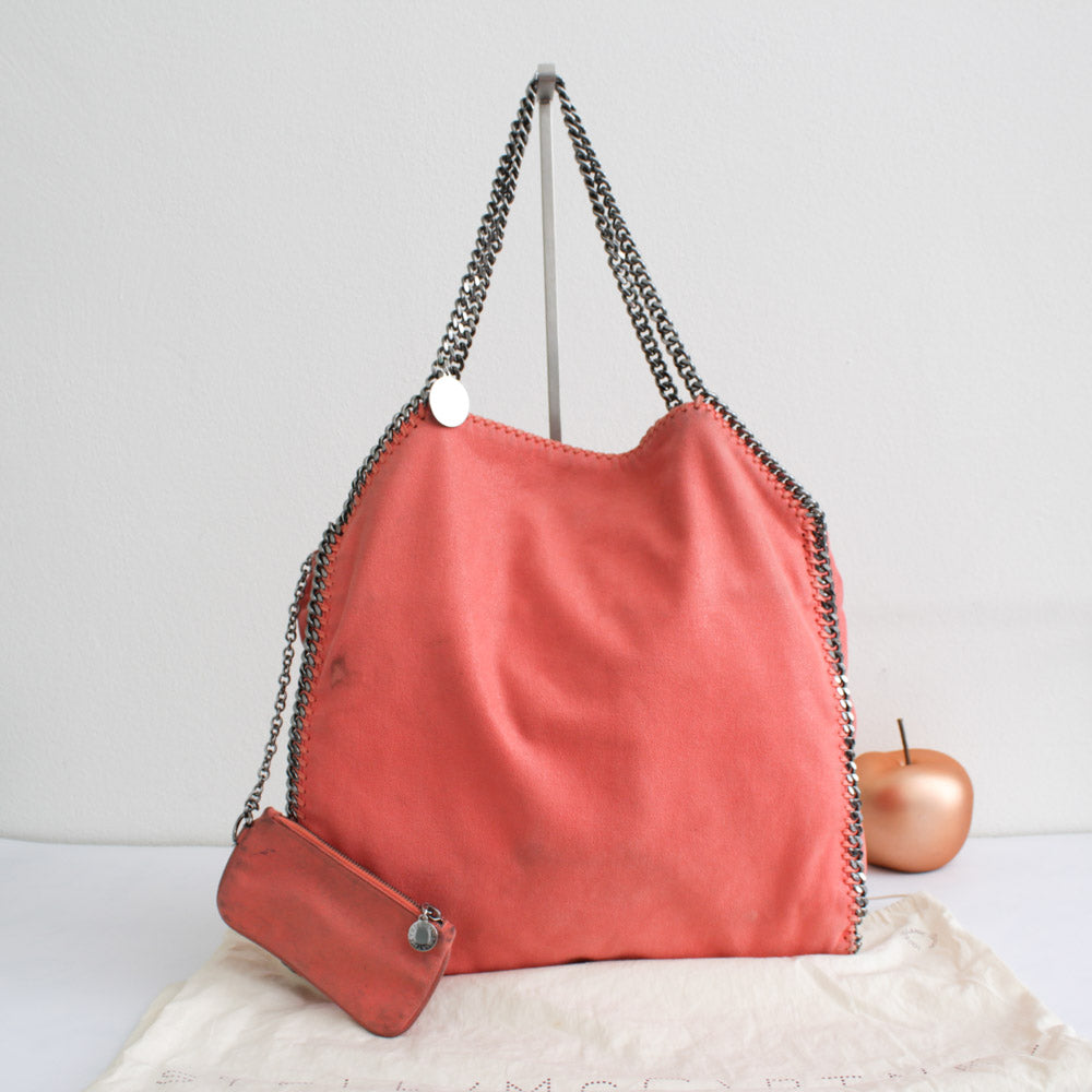 STELLA MCCARTNEY FALABELLA 2 CATENE ROSA SALMONE