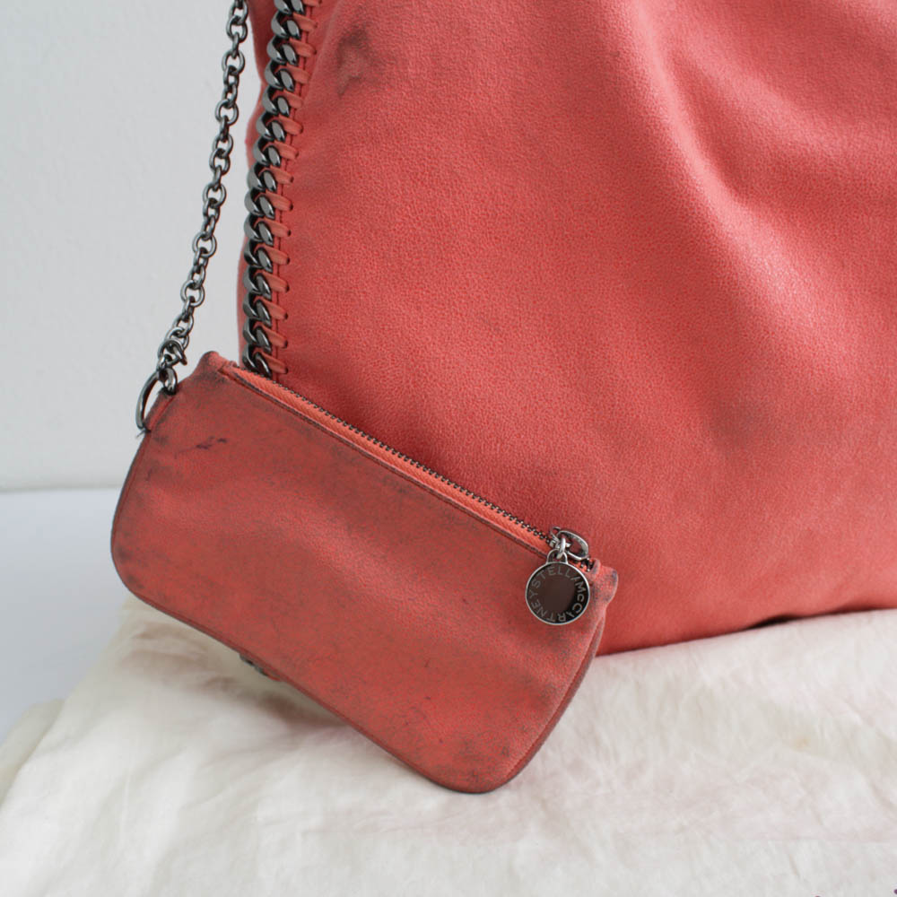 STELLA MCCARTNEY FALABELLA 2 CATENE ROSA SALMONE