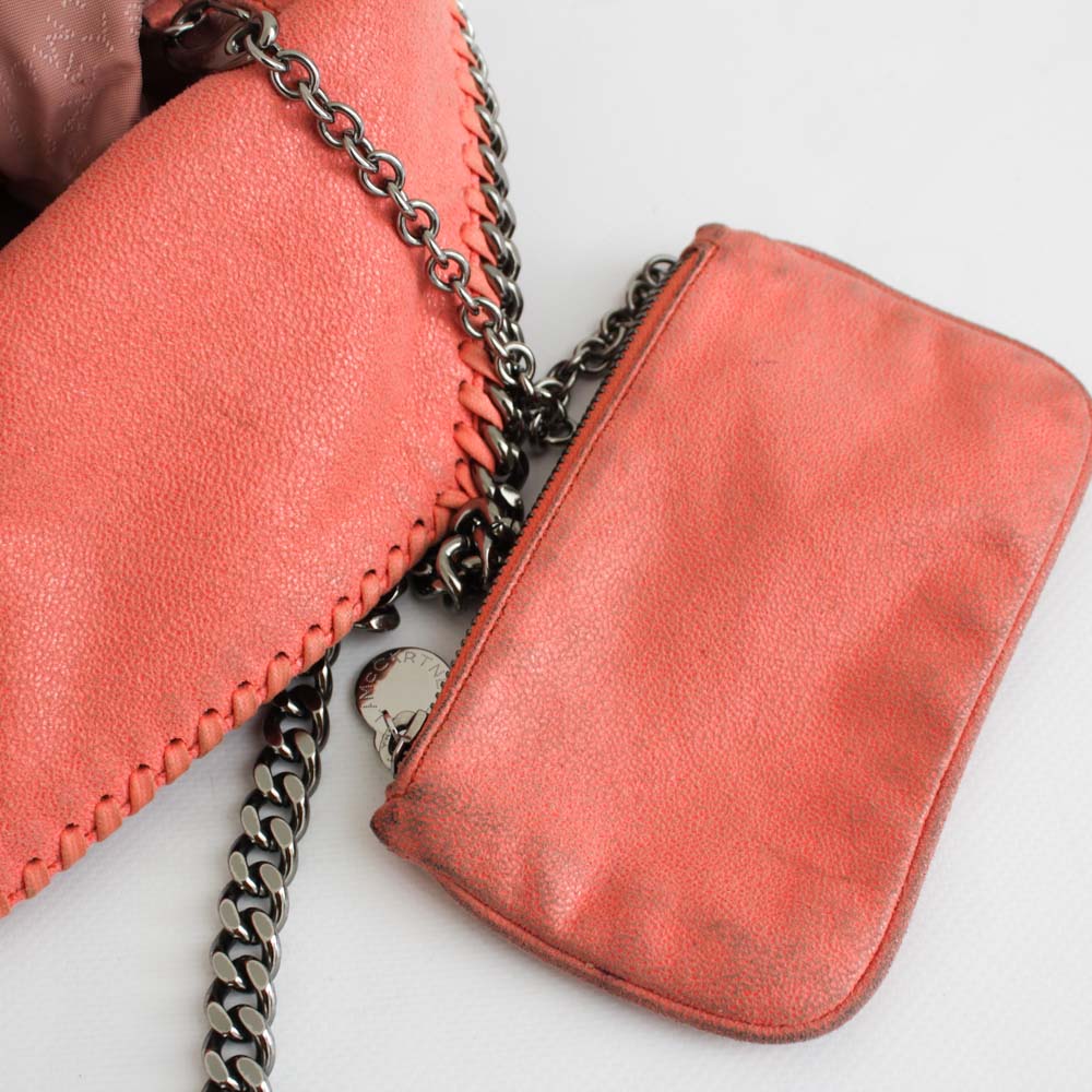 STELLA MCCARTNEY FALABELLA 2 CATENE ROSA SALMONE