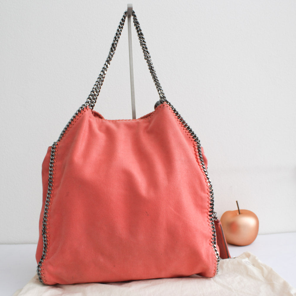STELLA MCCARTNEY FALABELLA 2 CATENE ROSA SALMONE