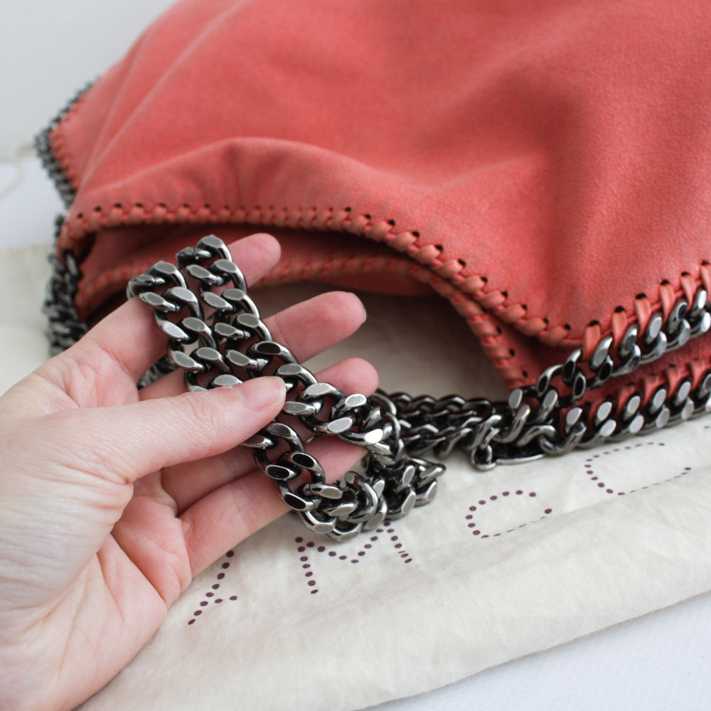 STELLA MCCARTNEY FALABELLA 2 CATENE ROSA SALMONE