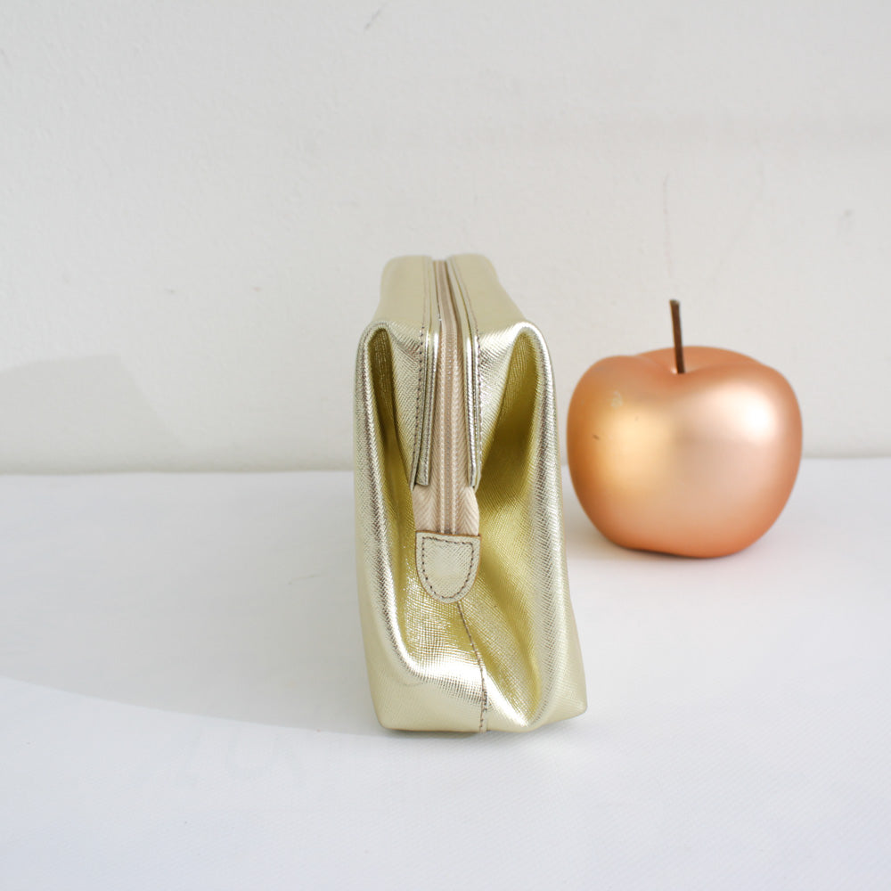 PRADA BEAUTY POCHETTE SAFFIANO ORO