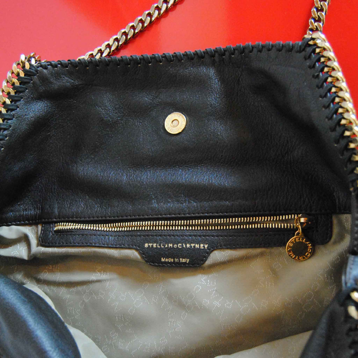 BORSA STELLA MCCARTNEY FALABELLA FOLD OVER TOTE NERA
