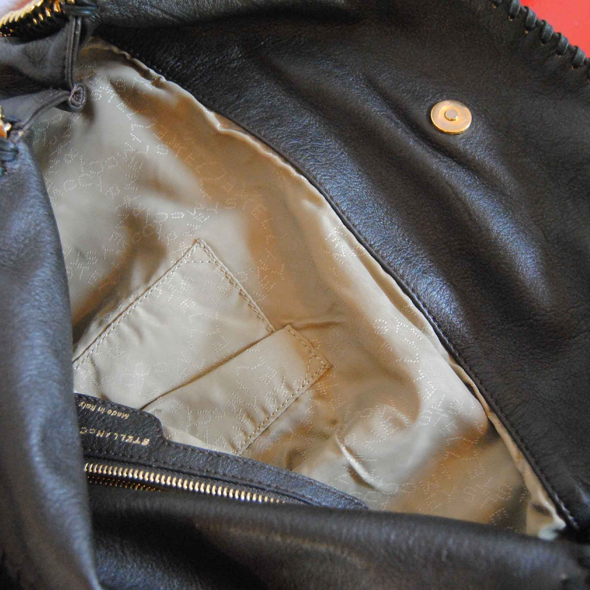 BORSA STELLA MCCARTNEY FALABELLA FOLD OVER TOTE NERA
