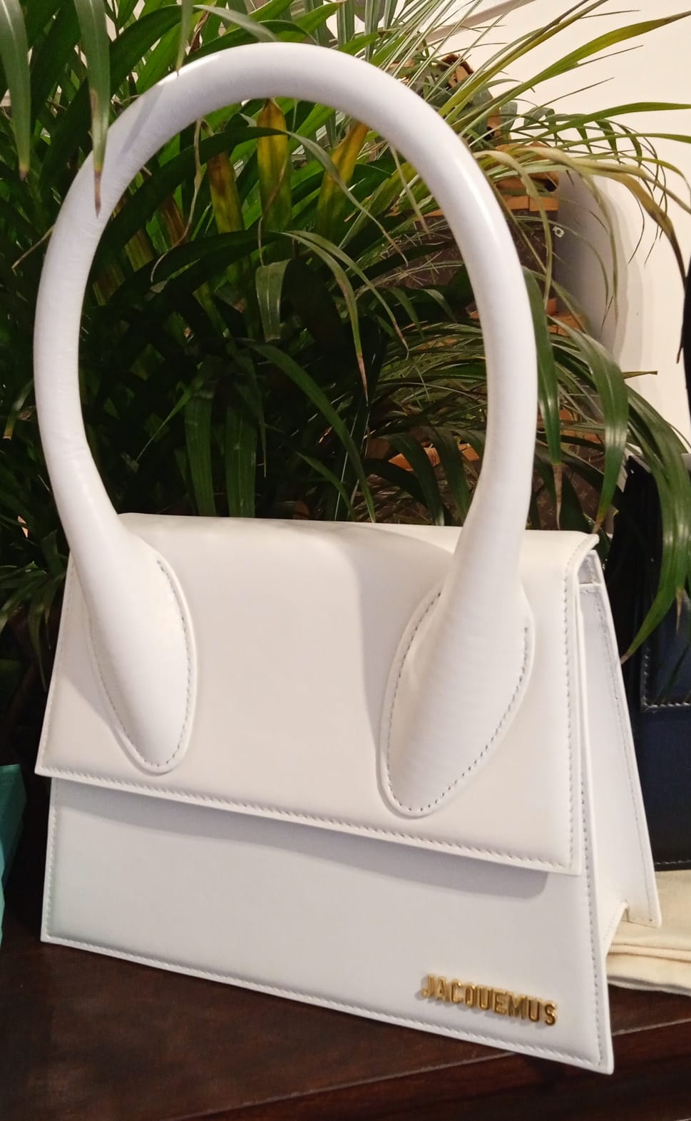 JACQEMUS BORSA LE CIQUITO MOYEN IN PELLE