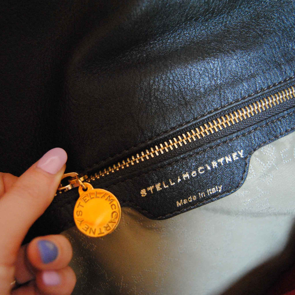 BORSA STELLA MCCARTNEY FALABELLA FOLD OVER TOTE NERA