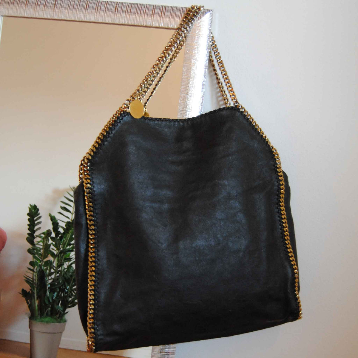 BORSA STELLA MCCARTNEY FALABELLA FOLD OVER TOTE NERA