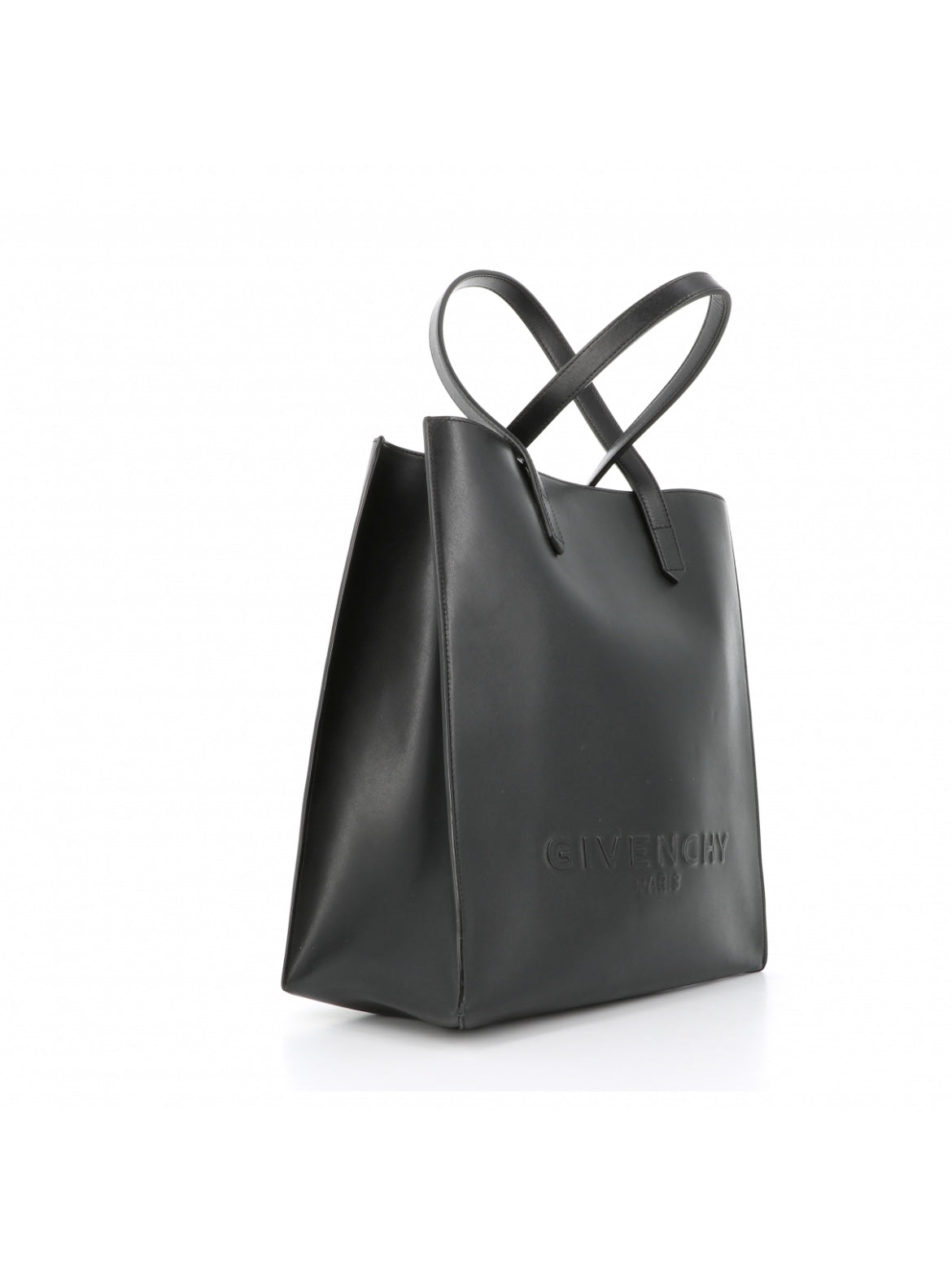 BORSA GIVENCHY TOTE VERTICALE NERA IN PELLE CON TRACOLLA