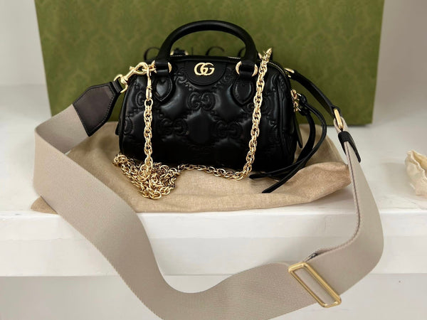 GUCCI MINI BORSA GG MATELASSÉ nera