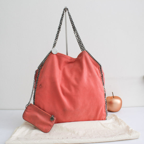 STELLA MCCARTNEY FALABELLA 2 CATENE ROSA SALMONE